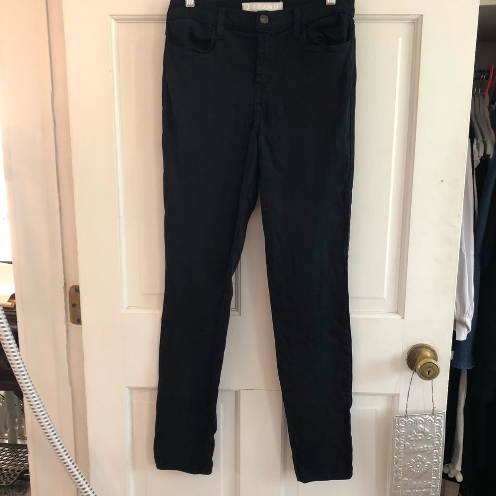 J Brand Dark Blue Skinny Ankle Jeans
